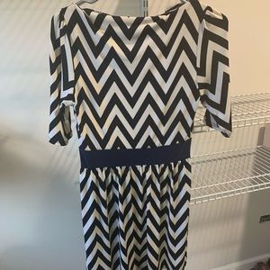 Chevron party dress